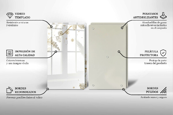 Osłona płyty indukcyjnej Zimowe dekoracje