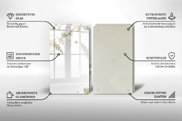 Osłona płyty indukcyjnej Zimowe dekoracje