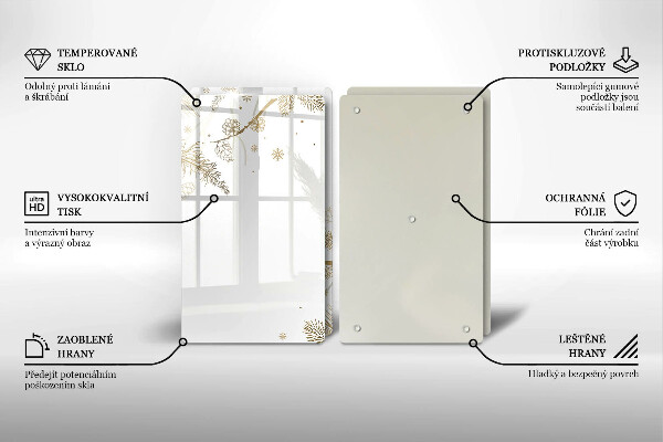 Osłona płyty indukcyjnej Zimowe dekoracje