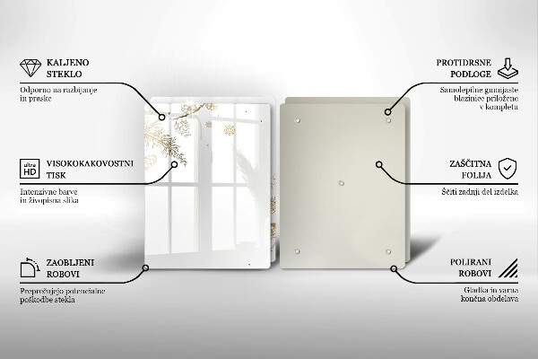 Osłona płyty indukcyjnej Zimowe dekoracje