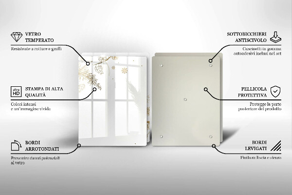 Osłona płyty indukcyjnej Zimowe dekoracje