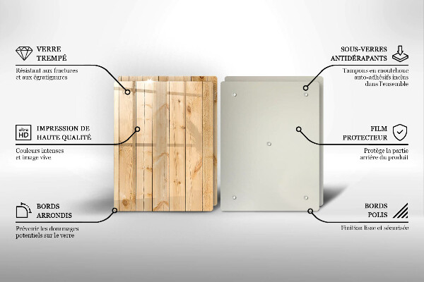 Osłona ściany przy kuchence gazowej Delikatne drewniane deski