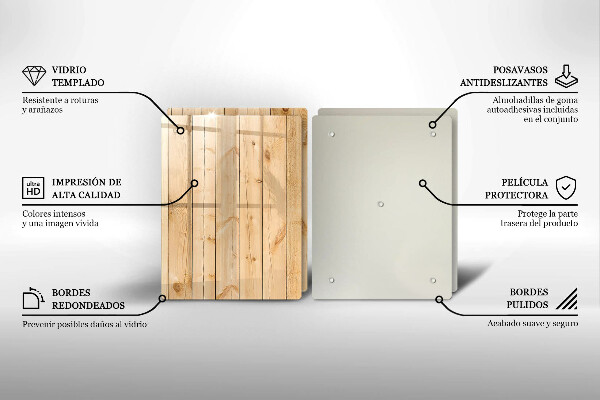 Osłona ściany przy kuchence gazowej Delikatne drewniane deski