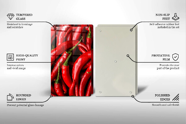 Panel ochronny do kuchni Ostre chili papryki