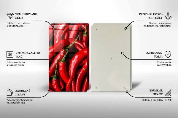 Panel ochronny do kuchni Ostre chili papryki