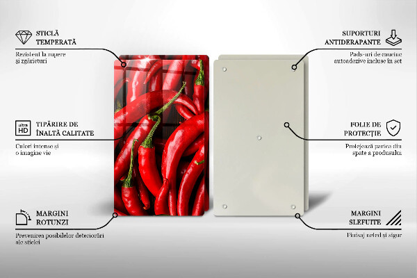 Panel ochronny do kuchni Ostre chili papryki