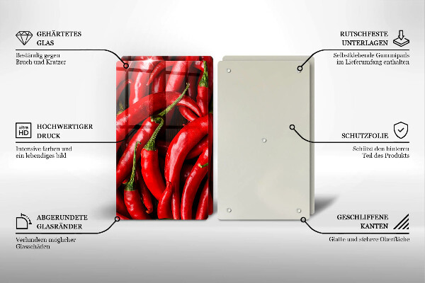 Panel ochronny do kuchni Ostre chili papryki