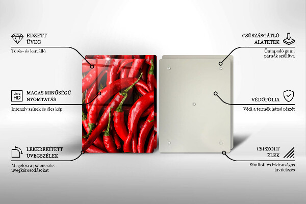 Panel ochronny do kuchni Ostre chili papryki