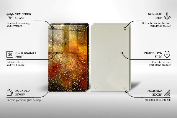 Osłona ściany przy kuchence gazowej Kolorowe przyprawy