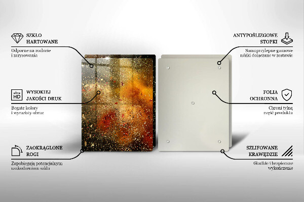 Osłona ściany przy kuchence gazowej Kolorowe przyprawy