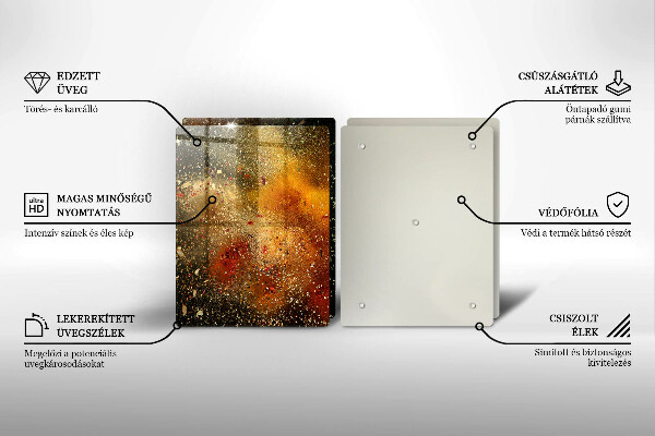 Osłona ściany przy kuchence gazowej Kolorowe przyprawy