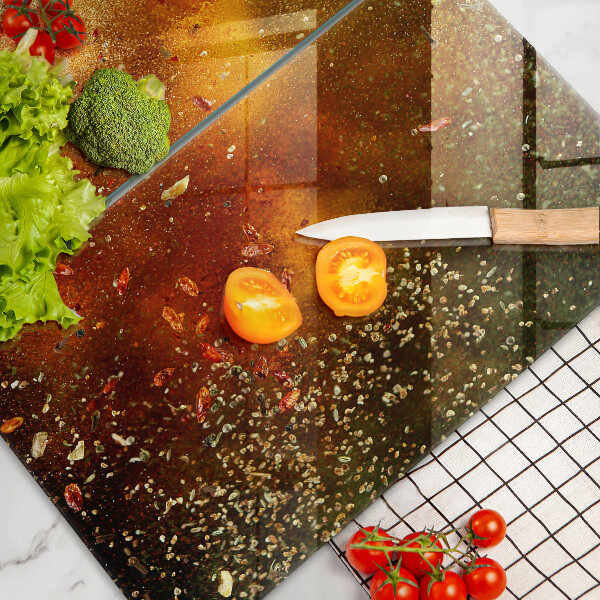 Osłona ściany przy kuchence gazowej Kolorowe przyprawy