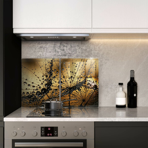 Osłona ściany przy kuchence gazowej Rosa i dmuchawce