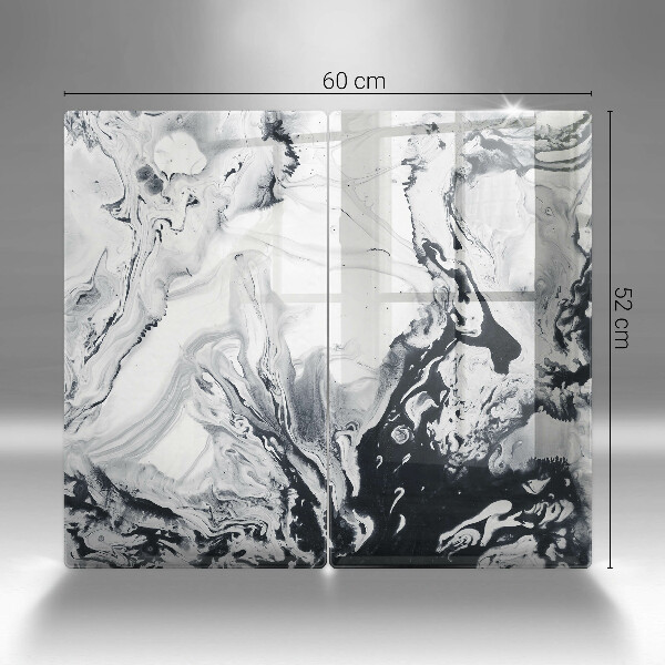 Osłona ściany przy kuchence gazowej Abstrakcja tusz