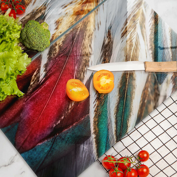 Osłona ściany przy kuchence gazowej Boho pióra ptaka