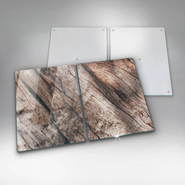 Osłona ściany przy kuchence gazowej Struktura drewna