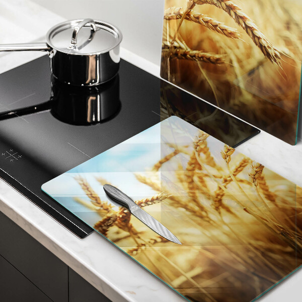 Ochrona na ścianę w kuchni Kłosy zbóż na polu