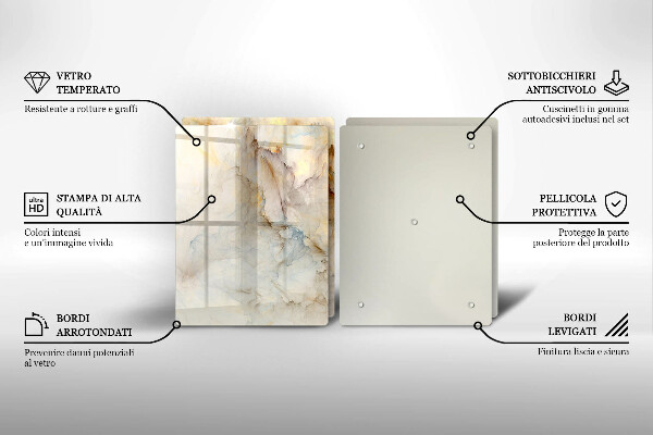 Osłona ściany przy kuchence gazowej Tekstura marmur ze złotem