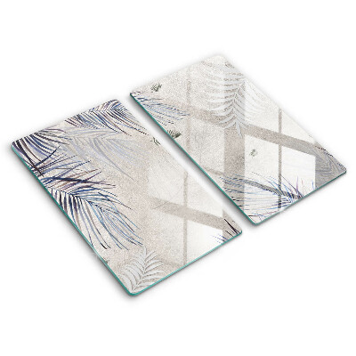 Osłona ściany przy kuchence gazowej Subtelne liście