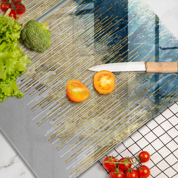 Osłona ściany przy kuchence gazowej Designerska abstrakcja