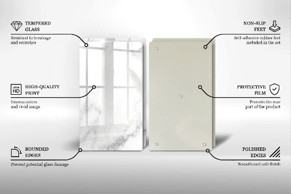 Osłona ściany przy kuchence gazowej Nowoczesny marmur