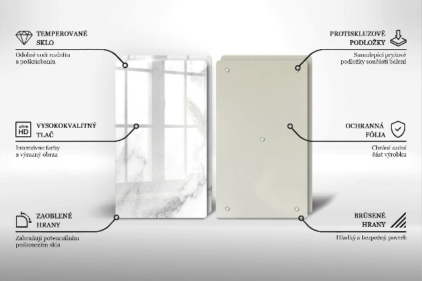 Osłona ściany przy kuchence gazowej Nowoczesny marmur