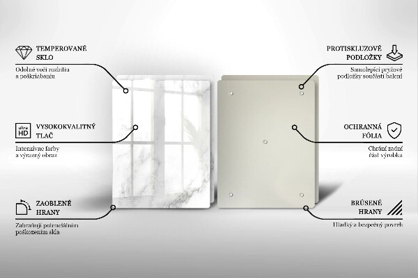Osłona ściany przy kuchence gazowej Nowoczesny marmur