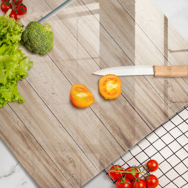 Osłona ściany przy kuchence gazowej Drewniane deski