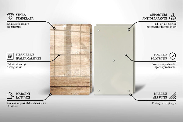 Osłona ściany przy kuchence gazowej Drewniane deski