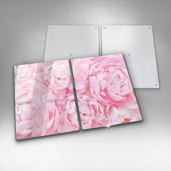 Osłona ściany przy kuchence gazowej Delikatne piwonie