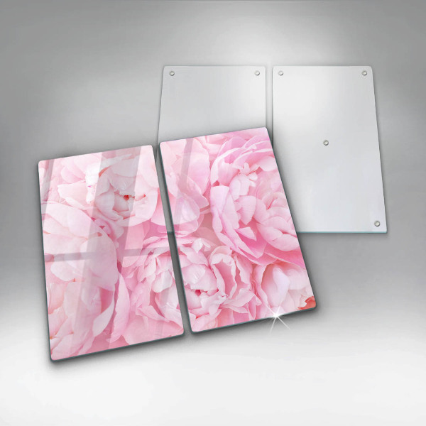 Osłona ściany przy kuchence gazowej Delikatne piwonie