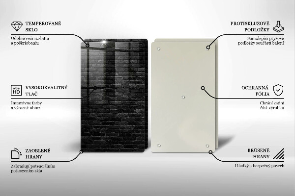 Osłona ściany przy kuchence gazowej Mur ściana cegły