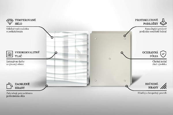 Osłona ściany przy kuchence gazowej Nowoczesna struktura
