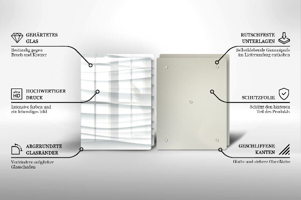 Osłona ściany przy kuchence gazowej Nowoczesna struktura