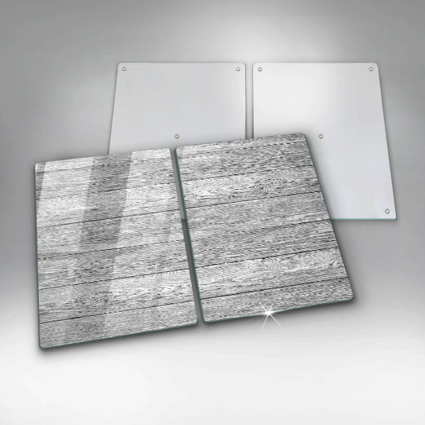 Osłona ściany przy kuchence gazowej Drewno stare deski