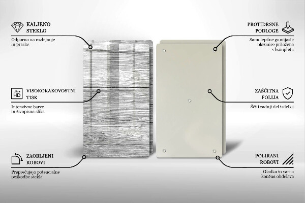 Osłona ściany przy kuchence gazowej Drewno stare deski