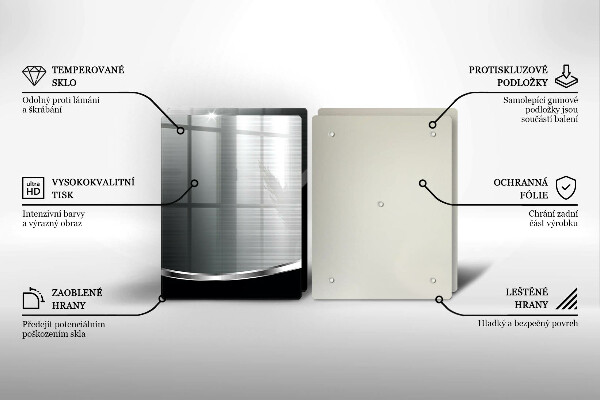 Osłona ściany przy kuchence gazowej Abstrakcja z metalem