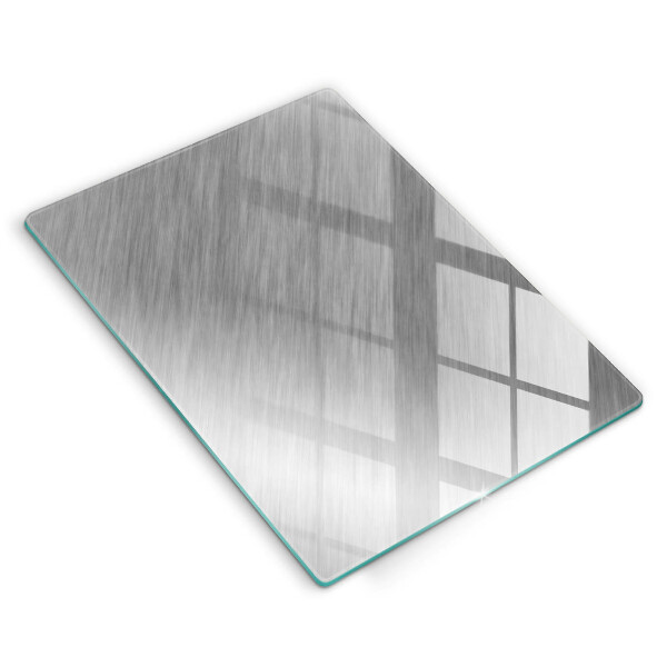 Osłona ściany przy kuchence gazowej Tło tekstura metal