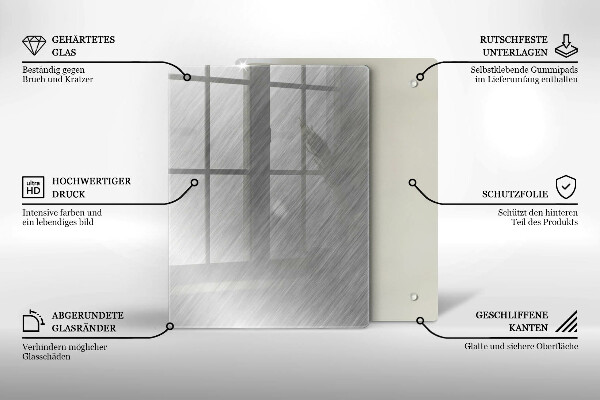 Osłona ściany przy kuchence gazowej Tło tekstura metal