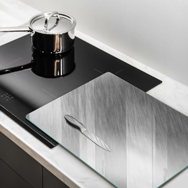 Osłona ściany przy kuchence gazowej Tło tekstura metal