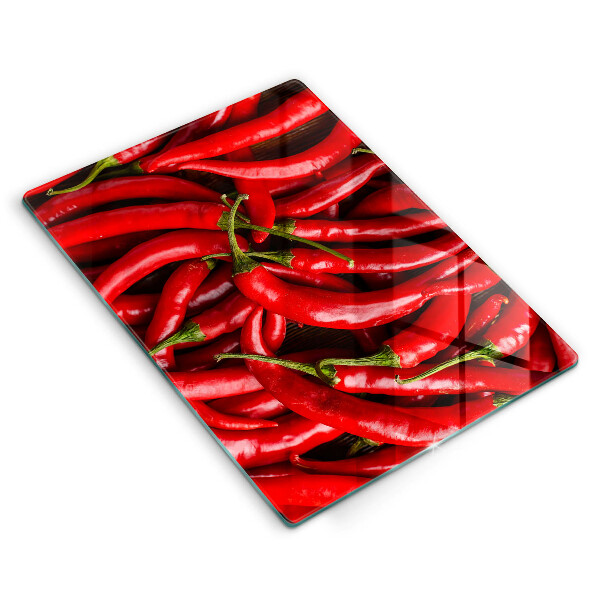 Osłona ściany przy kuchence gazowej Ostre chili papryki
