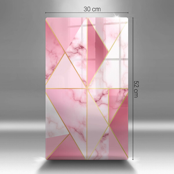 Osłona ściany przy kuchence gazowej Geometryczny marmur