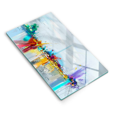 Płyta ochronna na indukcję Malowana abstrakcja