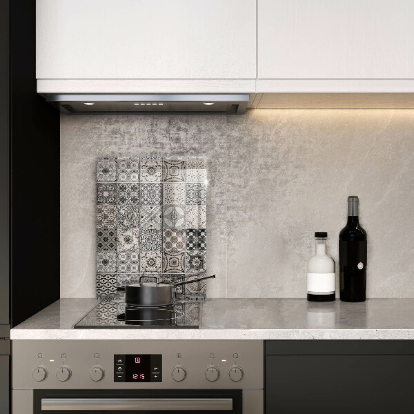 Osłona ściany przy kuchence gazowej Płytki ozdobne kafelki