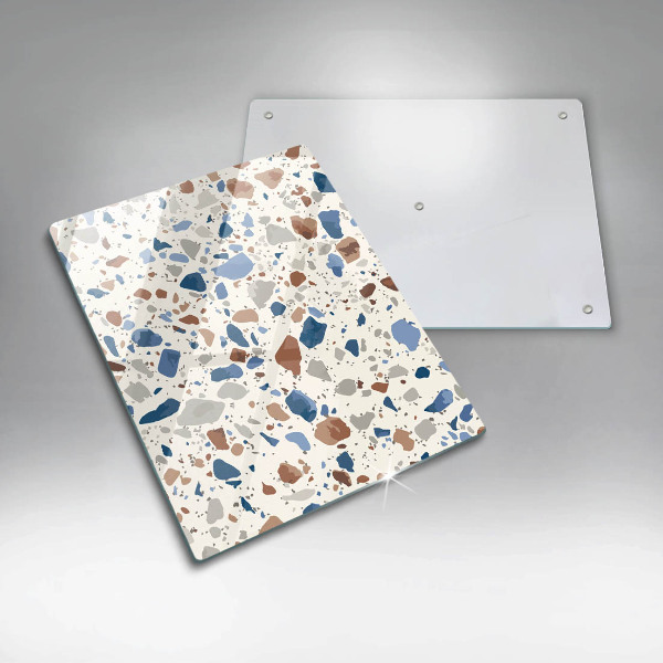 Osłona ściany przy kuchence gazowej Ozdobny kamień gres