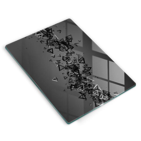 Osłona do kuchni na ścianę Abstrakcja kształty 3D