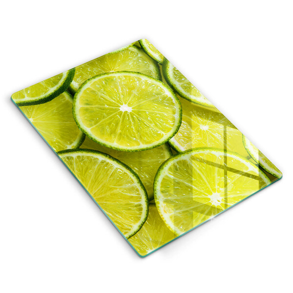 Osłona na ścianę w kuchni Plasterki limonki