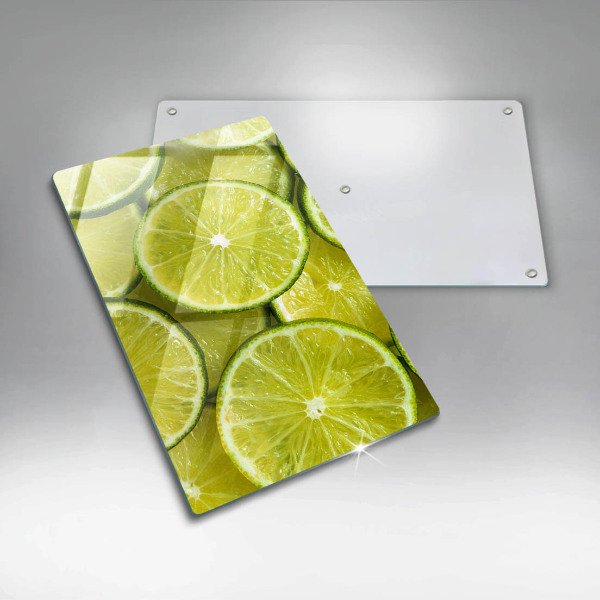 Osłona na ścianę w kuchni Plasterki limonki