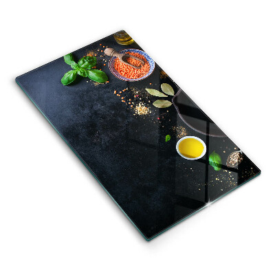 Osłona na ścianę do kuchni Miseczki z przyprawami