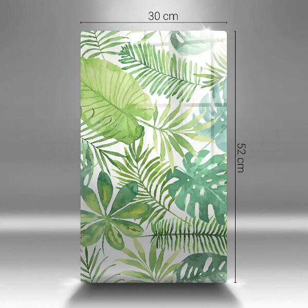 Osłona ściany przy kuchence gazowej Akwarele boho liście